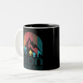 Zion Nationalpark-Geschenk oder Andenken T Zweifarbige Tasse (Vorderseite Links)