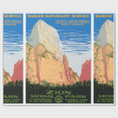 Zion Nationalpark Geschenkpapier (Flach)