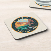 Zion-Nationalpark Getränkeuntersetzer (Linke Seite)