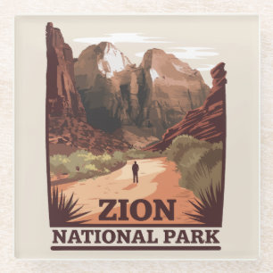 Zion-Nationalpark Glasuntersetzer