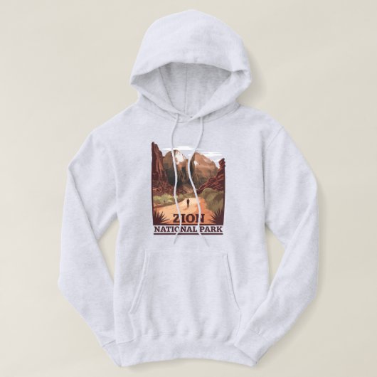 Zion-Nationalpark Hoodie (Design vorne)