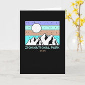 Zion-Nationalpark Karte (Gelbe Blume)