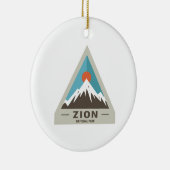 Zion-Nationalpark Keramik Ornament (Rechts)