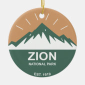Zion-Nationalpark Keramik Ornament (Vorne)