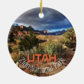 Zion Nationalpark Keramik Ornament (Hinten)