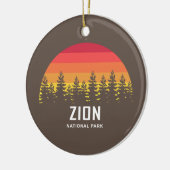 Zion-Nationalpark Keramik Ornament (Links)