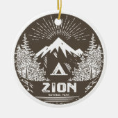 Zion-Nationalpark Keramik Ornament (Vorne)