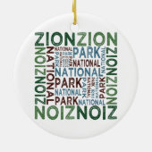 Zion-Nationalpark Keramikornament (Hinten)