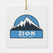 Zion-Nationalpark Keramikornament (Rückseite)