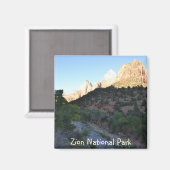 Zion-Nationalpark Magnet (Vorderseite/Rückseite)