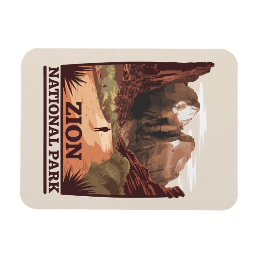 Zion-Nationalpark Magnet (Horizontal)