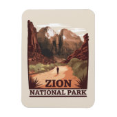 Zion-Nationalpark Magnet (Vertikal)