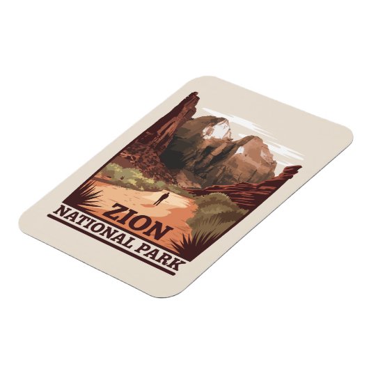 Zion-Nationalpark Magnet (Linke Seite)