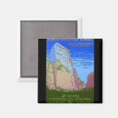 Zion-Nationalpark Magnet (Vorderseite/Rückseite)