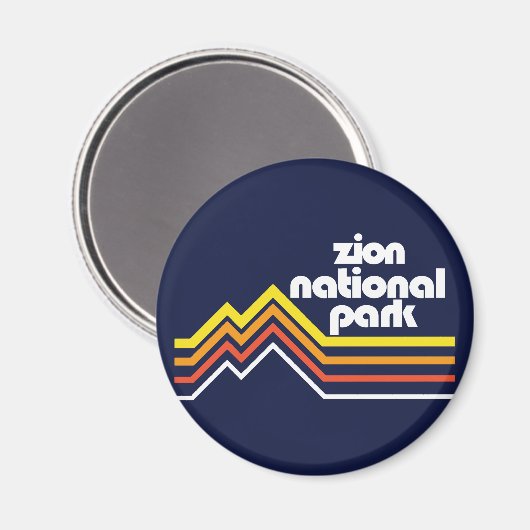 Zion-Nationalpark Magnet (Vorderseite/Rückseite)