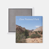 Zion-Nationalpark Magnet (Vorderseite/Rückseite)
