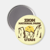 Zion-Nationalpark Magnet (Vorderseite/Rückseite)