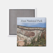 Zion-Nationalpark Magnet (Vorderseite/Rückseite)