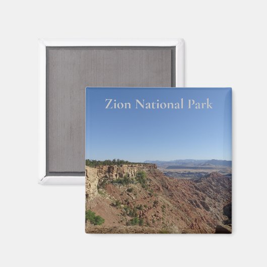 Zion-Nationalpark Magnet (Vorderseite/Rückseite)