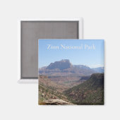 Zion-Nationalpark Magnet (Vorderseite/Rückseite)