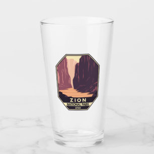 Zion Nationalpark Narrows Retro Glas