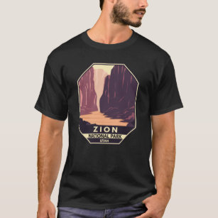 Zion Nationalpark Narrows Retro T-Shirt