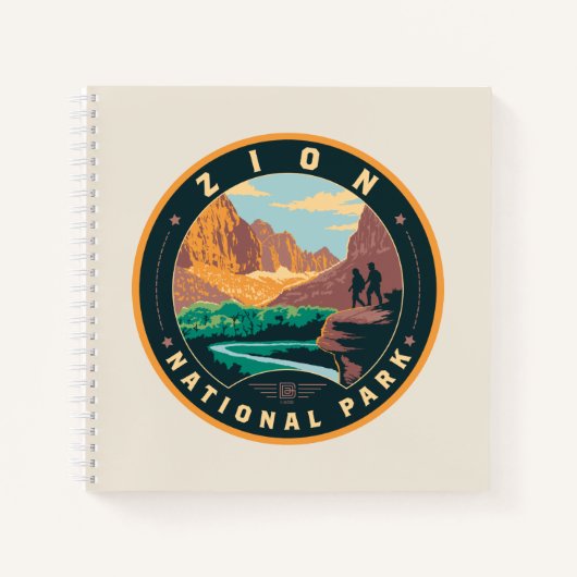 Zion-Nationalpark Notizblock (Vorderseite)