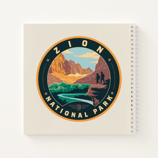 Zion-Nationalpark Notizblock (Rückseite)