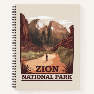 Zion-Nationalpark Notizblock