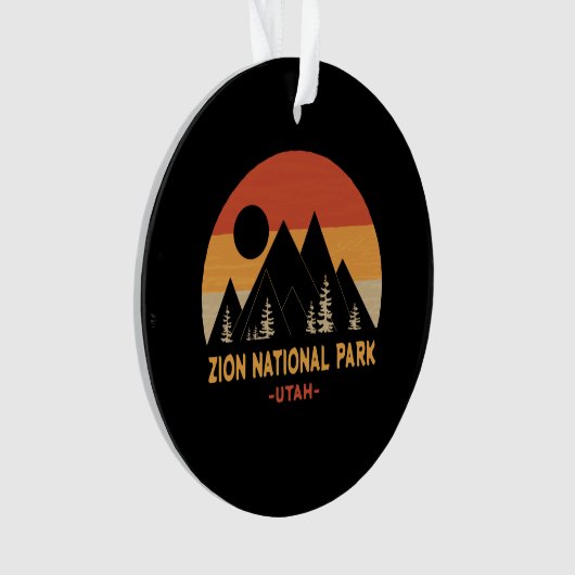 Zion-Nationalpark Ornament (Vorderseite)