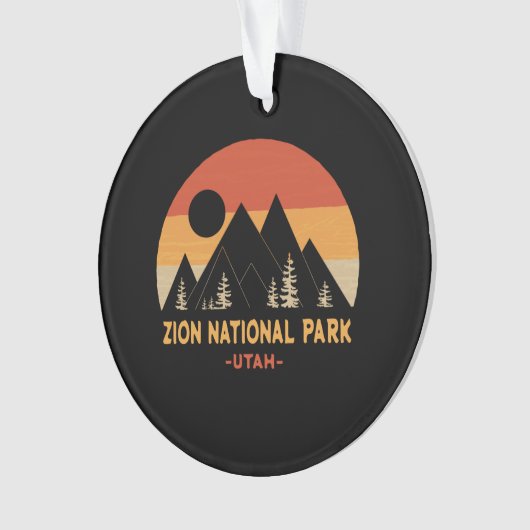 Zion-Nationalpark Ornament (Vorderseite)