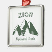 Zion-Nationalpark Ornament Aus Metall (Links)