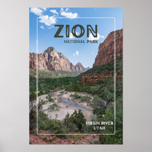 Zion-Nationalpark Poster (Vorne)
