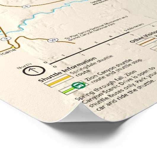 Zion-Nationalpark Poster (Ecke)