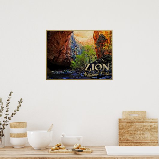 Zion-Nationalpark Poster (Küche)