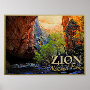 Zion-Nationalpark Poster