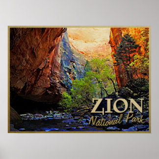 Zion-Nationalpark Poster