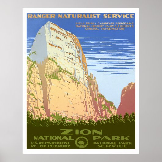 Zion-Nationalpark Poster (Vorne)