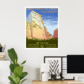 Zion-Nationalpark Poster (Heimbüro)