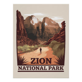 Zion-Nationalpark Poster