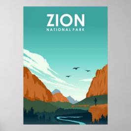 Zion-Nationalpark Poster