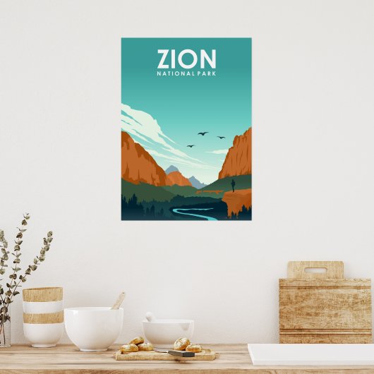Zion-Nationalpark Poster (Küche)