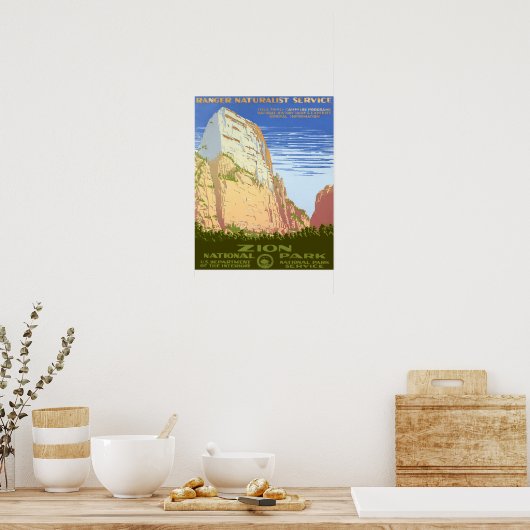 Zion-Nationalpark Poster (Küche)