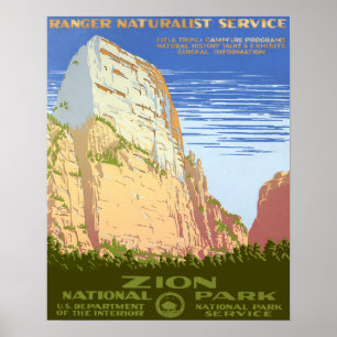 Zion-Nationalpark Poster