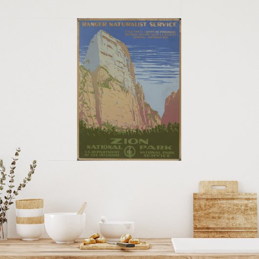 Zion-Nationalpark Poster (Küche)