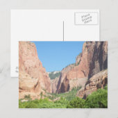 Zion-Nationalpark Postkarte (Vorne/Hinten)