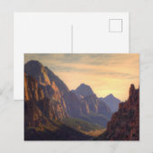 Zion-Nationalpark Postkarte (Vorne/Hinten)