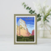 Zion-Nationalpark Postkarte (Stehend Vorderseite)
