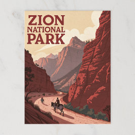 Zion-Nationalpark Postkarte