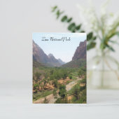 Zion-Nationalpark Postkarte (Stehend Vorderseite)